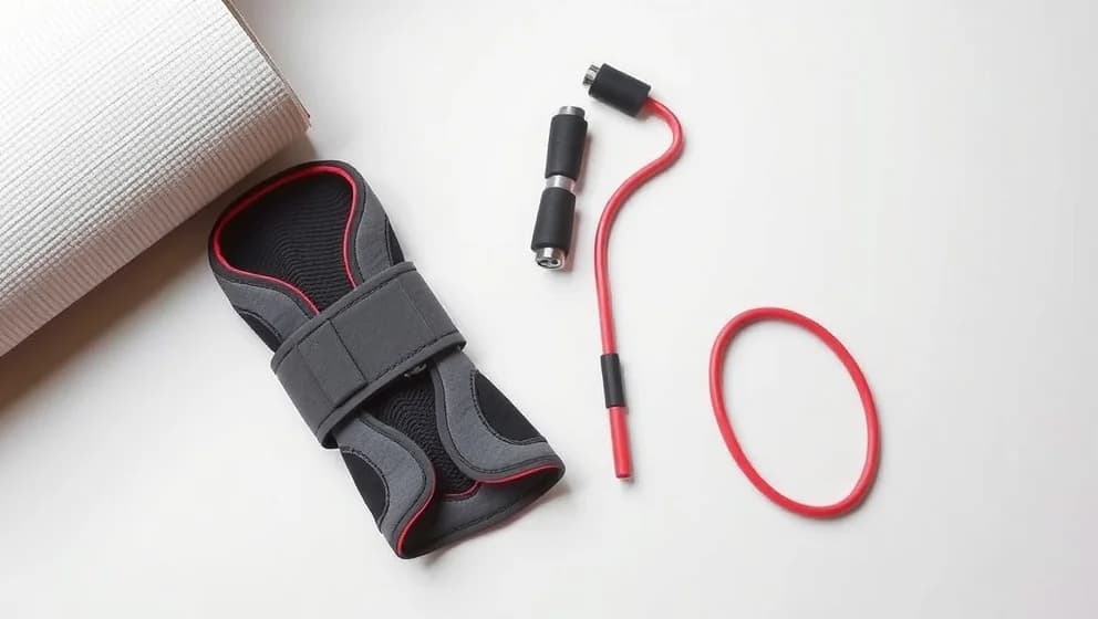 Artros knä träning med gummiband funkar verkligen