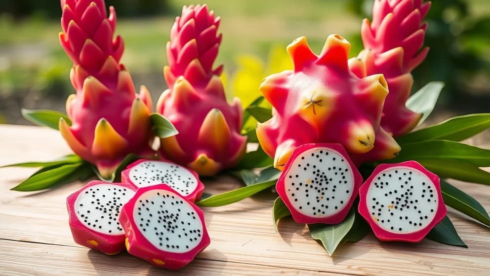 Celsius dragon fruit växer nu i Sverige