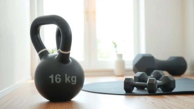 Kettlebell 16 kg för hemmaträning