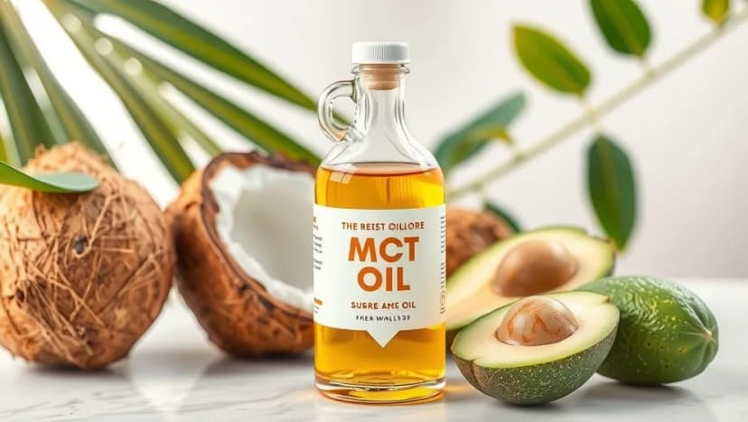 MCT C8 olja för mer energi under dagen