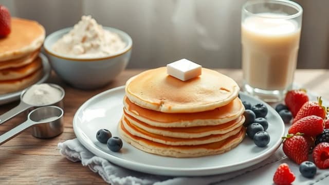 Pannkakor med proteinpulver hemma på 15 minuter