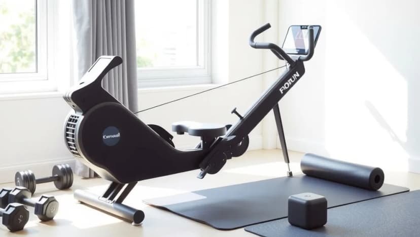 Sittande rodd maskin för hemmet